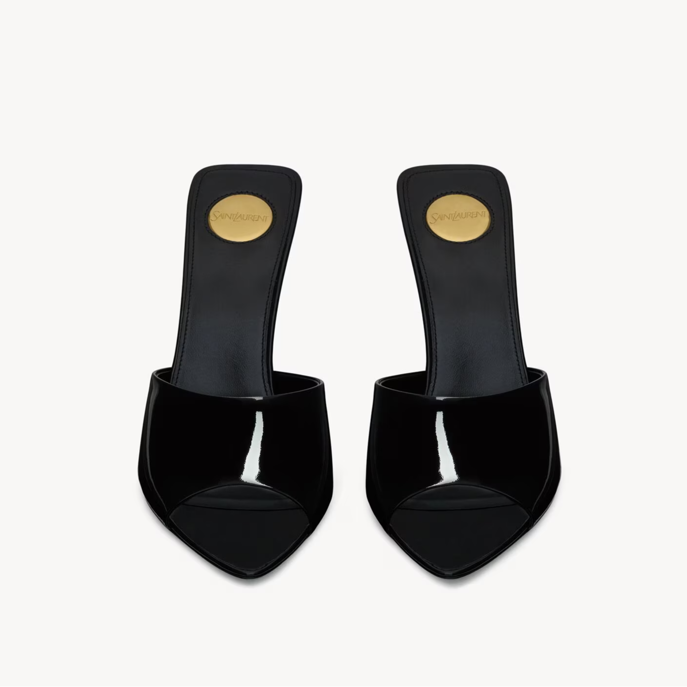 Romy Mules in Patent Leather